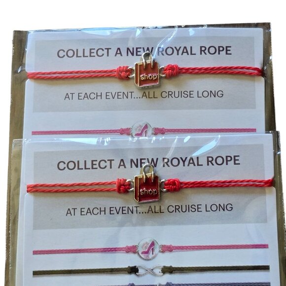 EFFY Rope Cord Bracelets Royal Caribbean Cruise Complete Jewelry Lot of 20 - Picture 8 of 11